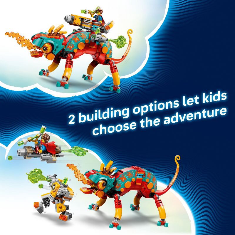 slide 3 of 6, LEGO DREAMZzz Mateo's Fire Chameleon Kids Toy 71492, 1 ct