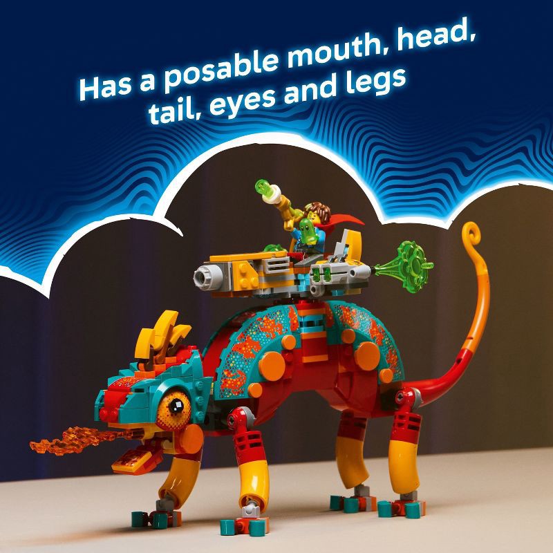 slide 4 of 6, LEGO DREAMZzz Mateo's Fire Chameleon Kids Toy 71492, 1 ct