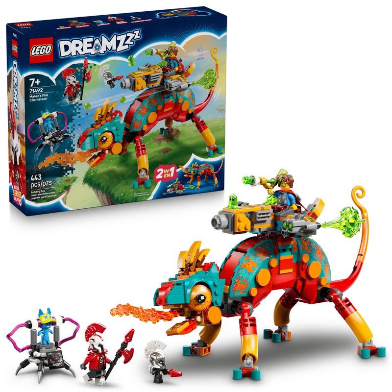 slide 1 of 6, LEGO DREAMZzz Mateo's Fire Chameleon Kids Toy 71492, 1 ct