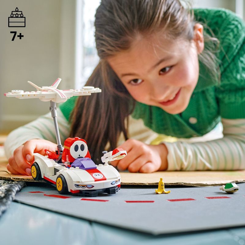 slide 2 of 7, LEGO Super Mario: Mario Kart – Shy Guy & P-Wing Building Toy, Christmas Gift for Kids' - 72045, 1 ct