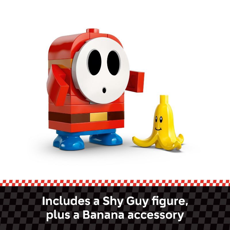 slide 5 of 7, LEGO Super Mario: Mario Kart – Shy Guy & P-Wing Building Toy, Christmas Gift for Kids' - 72045, 1 ct