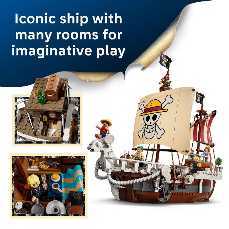 slide 3 of 6, LEGO One Piece The Going Merry Pirate Ship 75639, 1 ct