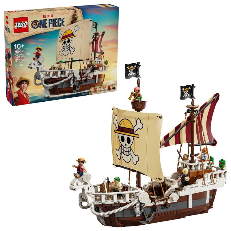 slide 1 of 6, LEGO One Piece The Going Merry Pirate Ship 75639, 1 ct