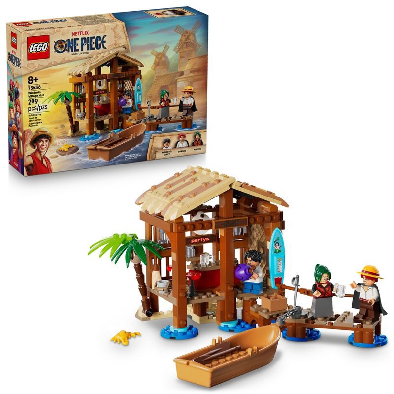 slide 1 of 6, LEGO ONE PIECE Windmill Village Hut Kids Toy 75636, 1 ct