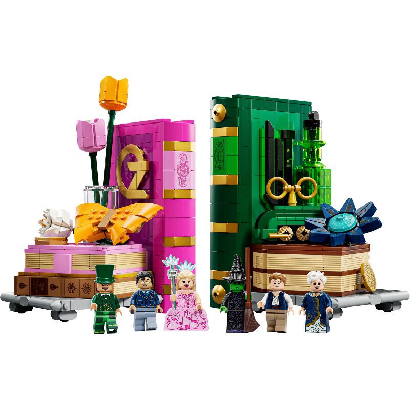 slide 2 of 6, LEGO Wicked Glinda & Elphaba Bookends 75691, 1 ct