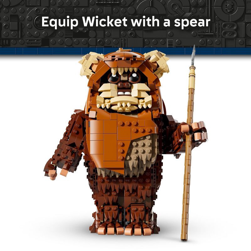 slide 4 of 7, LEGO Star Wars Wicket the Ewok Building Toy 75430, 1 ct