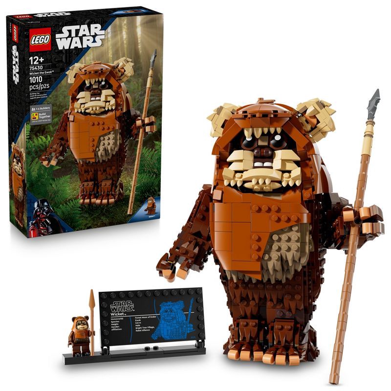 slide 1 of 7, LEGO Star Wars Wicket the Ewok Building Toy 75430, 1 ct