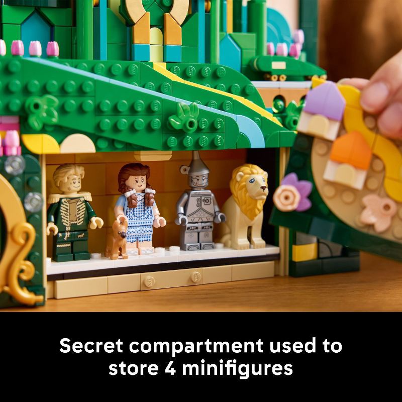 slide 6 of 7, LEGO Wicked Emerald City Wall Art for Adults, Christmas Gift Ideas - 75685, 1 ct