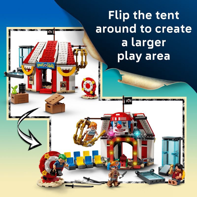 slide 3 of 7, LEGO ONE PIECE Buggy the Clown's Circus Tent 75637, 1 ct