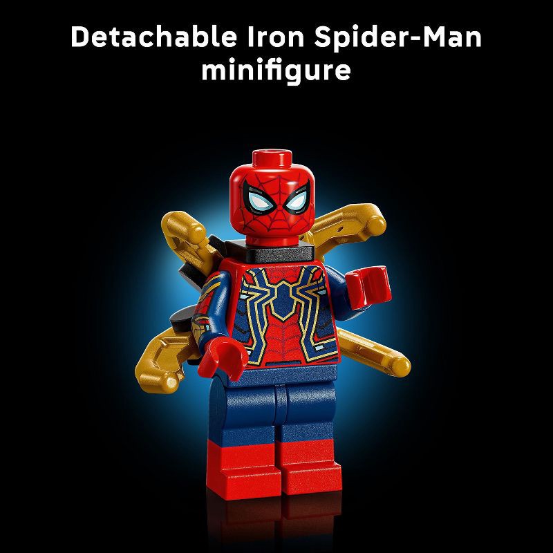 slide 5 of 7, LEGO Marvel Iron Spider-Man Bust Building Kit for Adults 76326, 1 ct