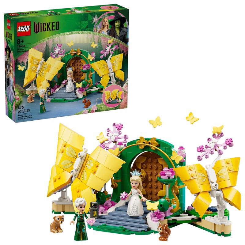 slide 1 of 6, LEGO Wicked Glinda's Wedding Day Building Toy 75688, 1 ct