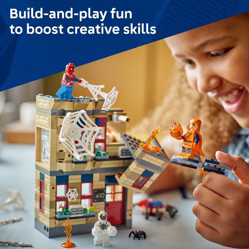 slide 4 of 7, LEGO Marvel Peter Parker's Apartment Super Hero Building Toy, Christmas Gift Ideas for Kids' - 76317, 1 ct