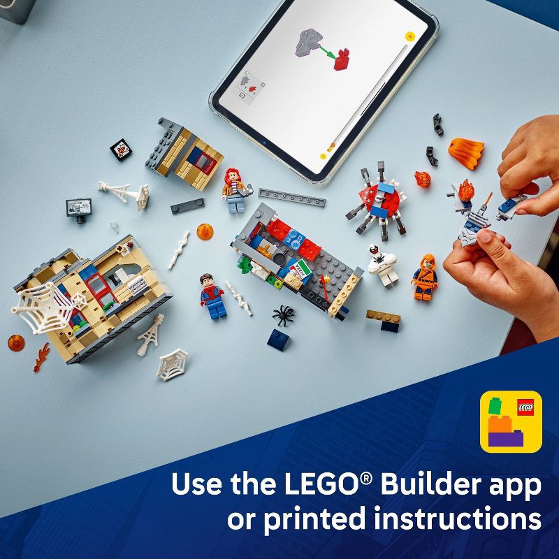 slide 6 of 7, LEGO Marvel Peter Parker's Apartment Super Hero Building Toy, Christmas Gift Ideas for Kids' - 76317, 1 ct