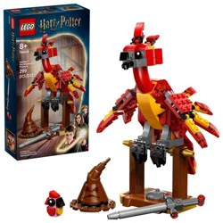 LEGO Harry Potter Fawkes: Dumbledore's Phoenix Building Toy, Easter Basket Gifts for Kids, 76448