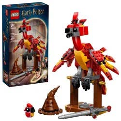 LEGO Harry Potter Fawkes: Dumbledore's Phoenix Building Toy, Easter Basket Gifts for Kids, 76448