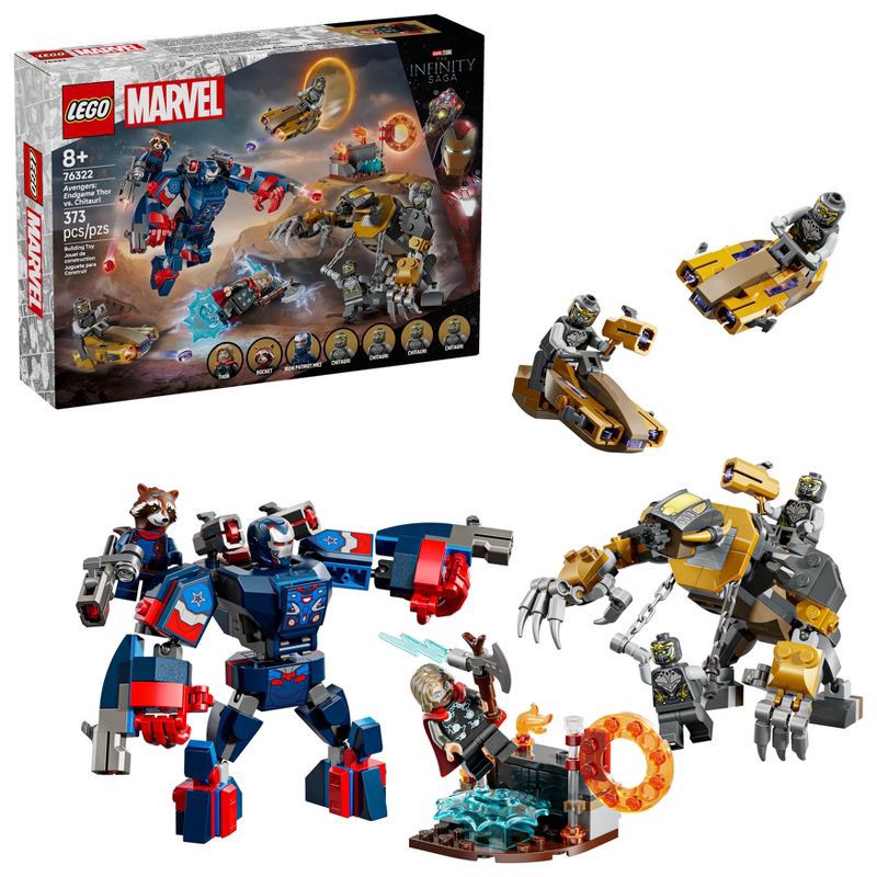 slide 1 of 6, LEGO Marvel Avengers: Endgame Thor vs Chitauri 76322, 1 ct