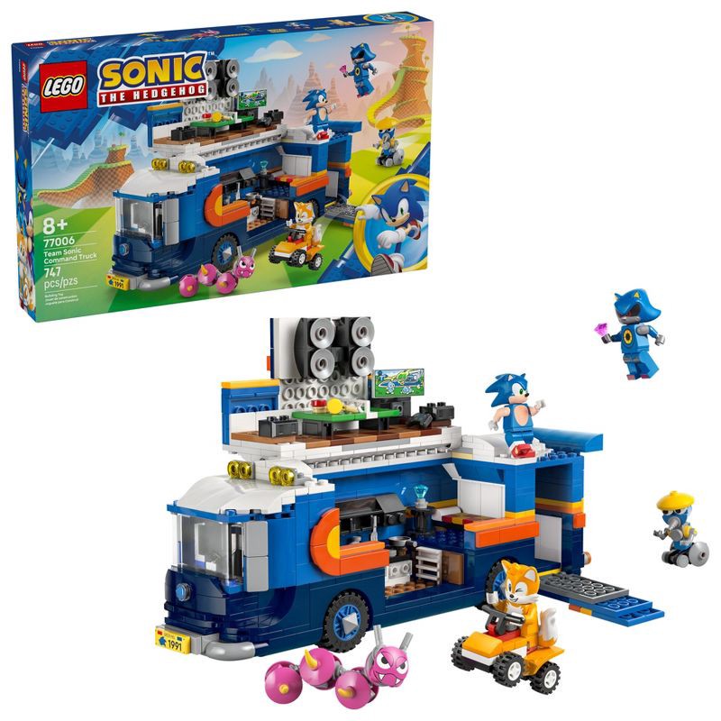 slide 1 of 6, LEGO Sonic the Hedgehog Team Sonic Command Truck 77006, 1 ct