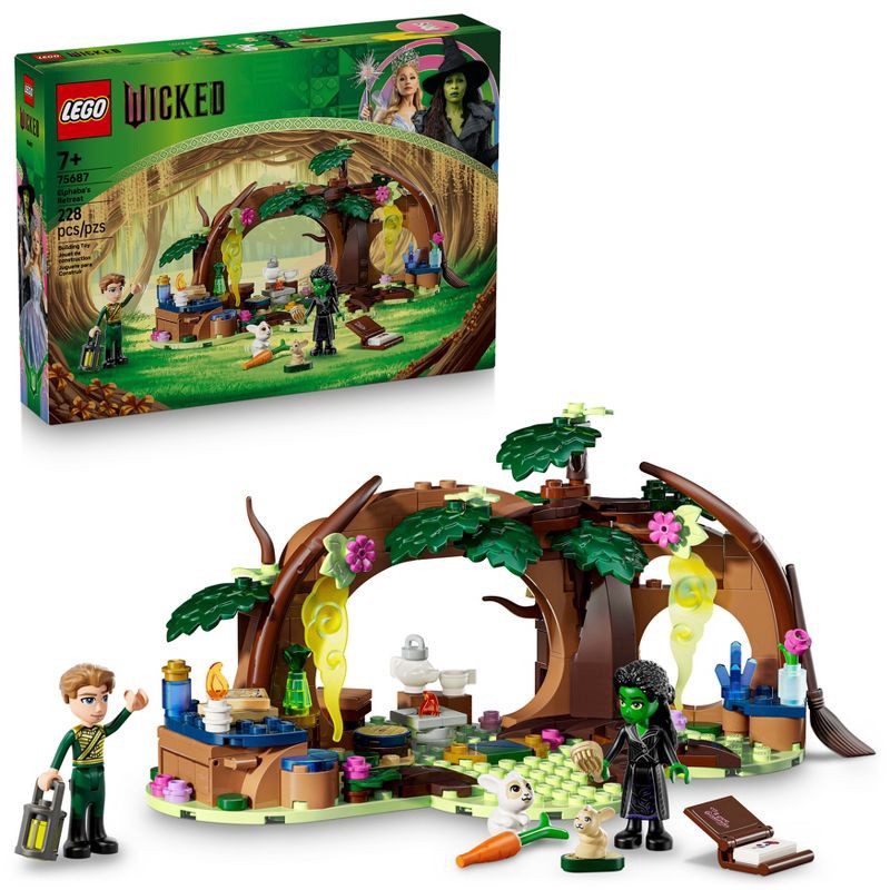 slide 1 of 6, LEGO Wicked Elphaba's Retreat Building Toy 75687, 1 ct