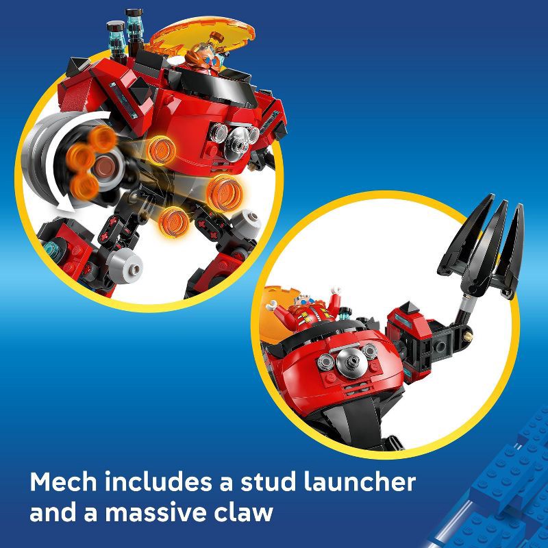 slide 3 of 6, LEGO Sonic the Hedgehog Knuckles vs Dr. Eggman Egg Crusher Mech 77005, 1 ct