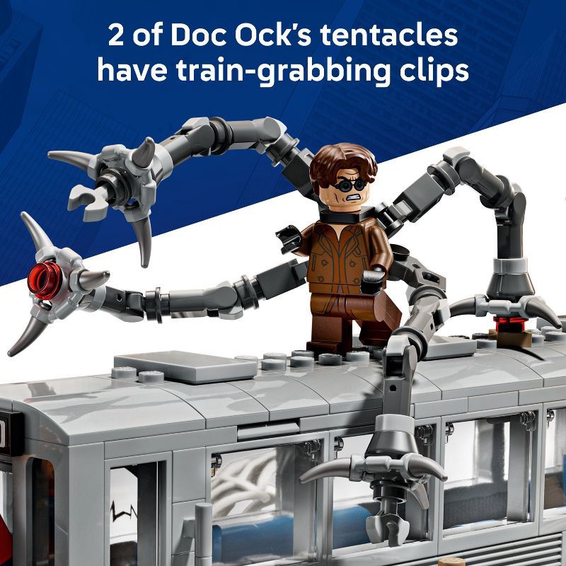 slide 3 of 7, LEGO Marvel Spider-Man vs Doc Ock Subway Train Scene Building Set 76321, 1 ct
