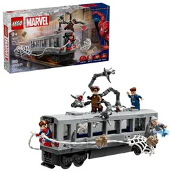 LEGO Marvel Spider-Man vs Doc Ock Subway Train Scene Building Set 76321