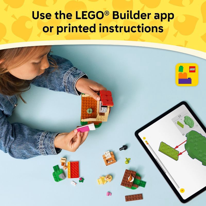 slide 6 of 6, LEGO Animal Crossing Goldie's Cozy House Kids Toy 77058, 1 ct