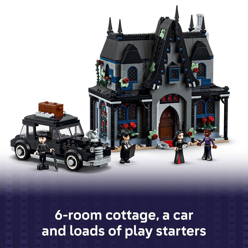 slide 3 of 6, LEGO Wednesday Morticias Cottage Building Toy 76786, 1 ct