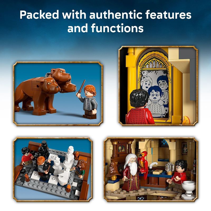 slide 3 of 6, LEGO Harry Potter Hogwarts Castle: The Main Tower Building Kit with 12 Minifigures 76454, 1 ct