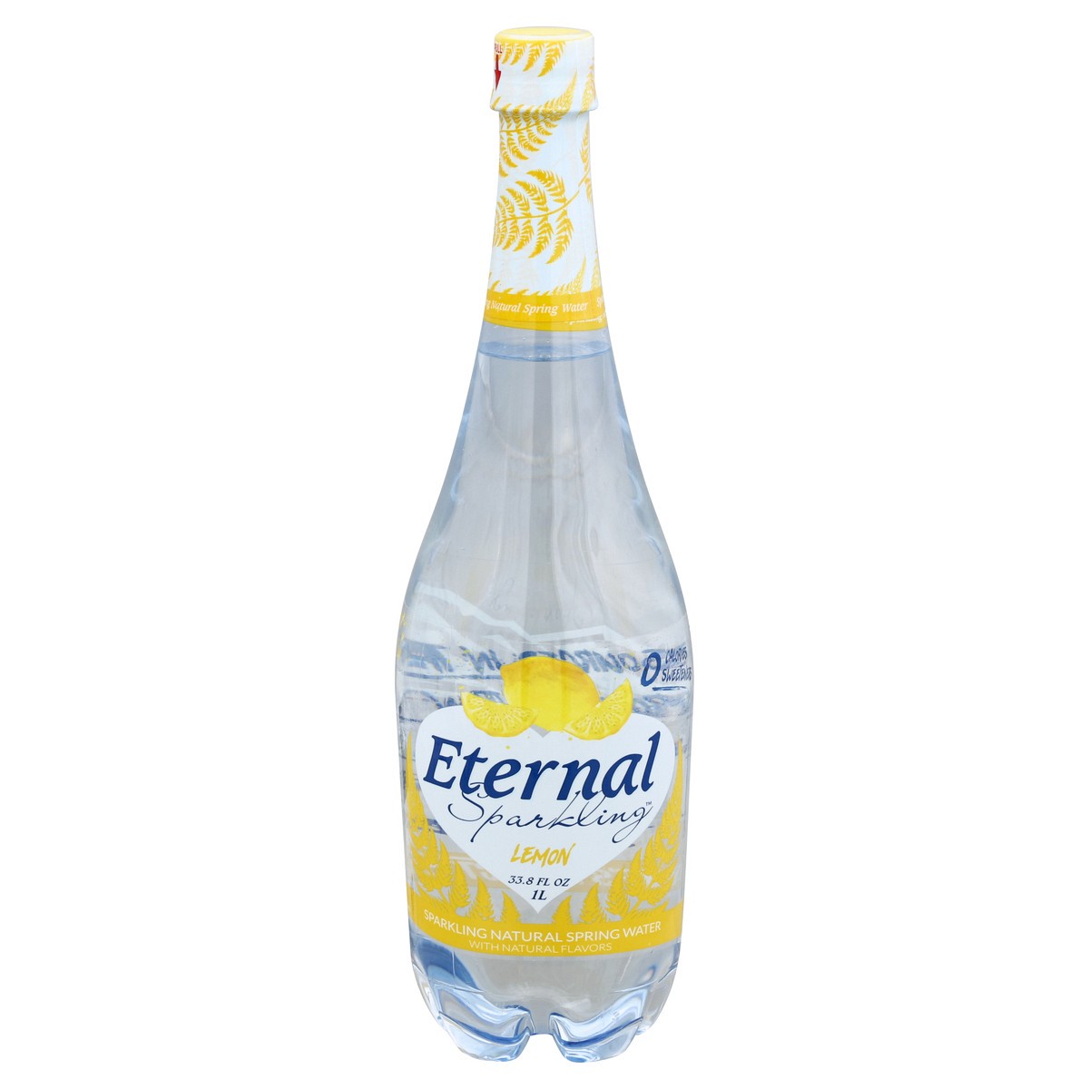 slide 4 of 5, Eternal Spring Water, Natural, Lemon, Sparkling - 33.8 fl oz, 33.8 fl oz