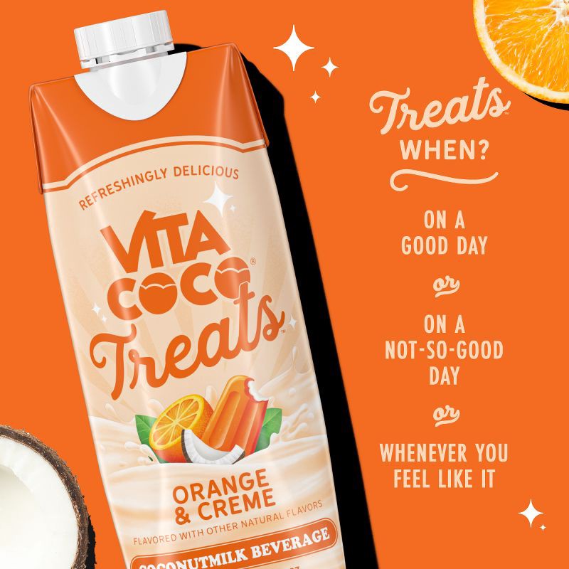 slide 4 of 6, Vita Coco Treats Oranges and Creme Coconut Water - 16.9 fl oz, 16.9 fl oz