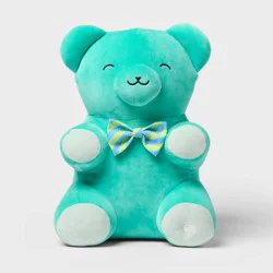 Gummy Bear Light-Up Stuffed Plush Kids' Throw Pillow Blue - Pillowfort™
