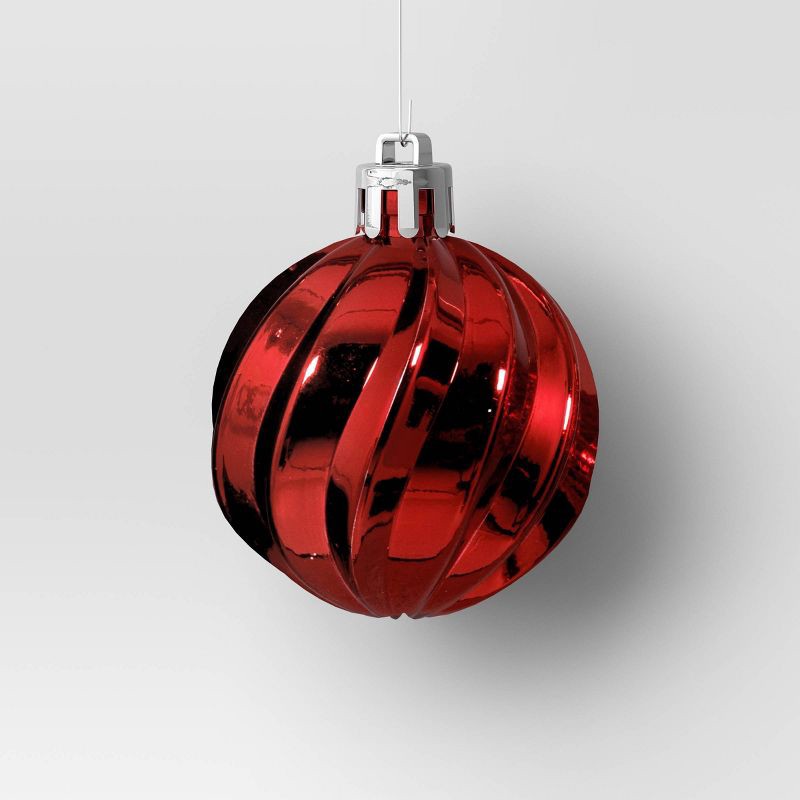 slide 3 of 3, 20ct Christmas Mixed Candy Ornament Set White/Red - Wondershop™, 20 ct