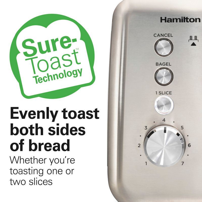 slide 2 of 7, Hamilton Beach Sure Toast Toaster, 1 ct