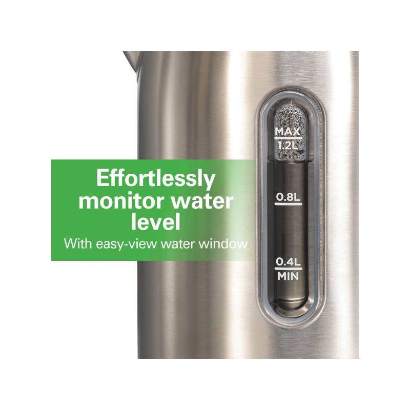 slide 6 of 10, Hamilton Beach 1L Stainless Steel Kettle, 1 liter
