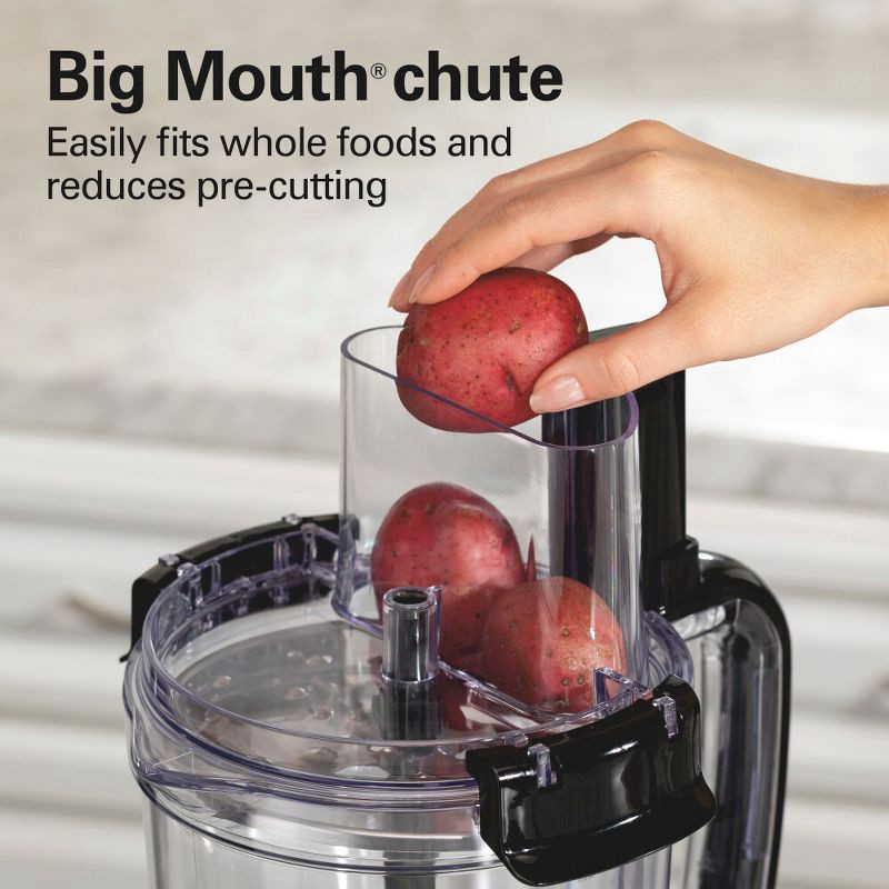 slide 3 of 7, Hamilton Beach 12 Cup Stack and Snap Food Processor, 1 ct