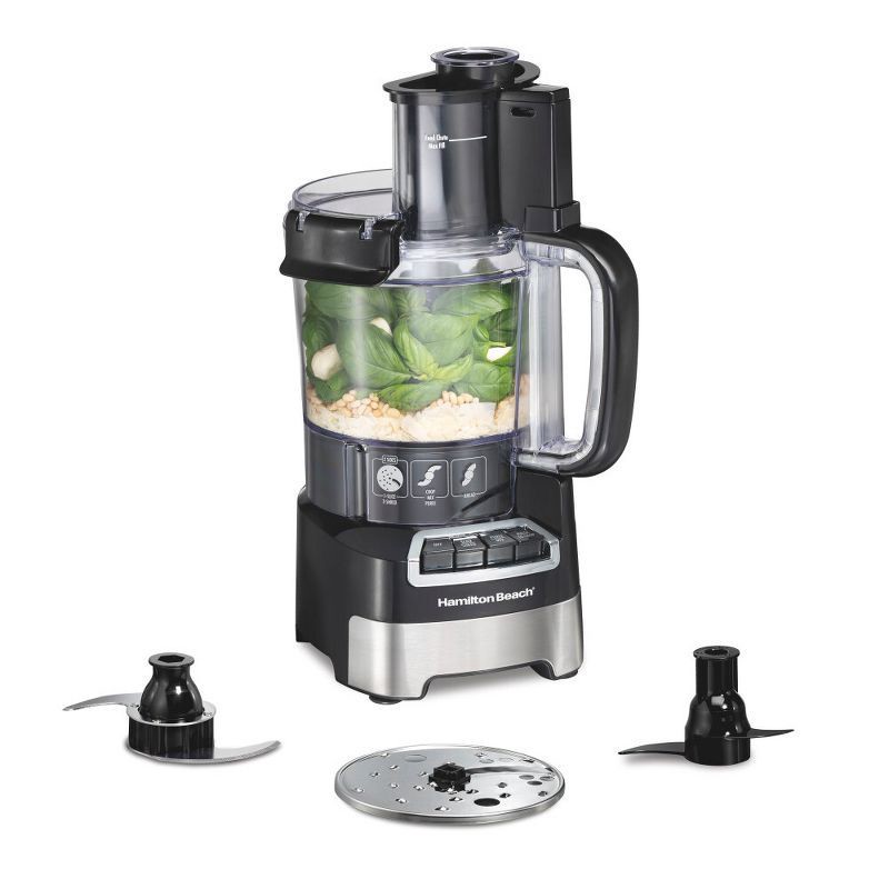 slide 1 of 7, Hamilton Beach 12 Cup Stack and Snap Food Processor, 1 ct