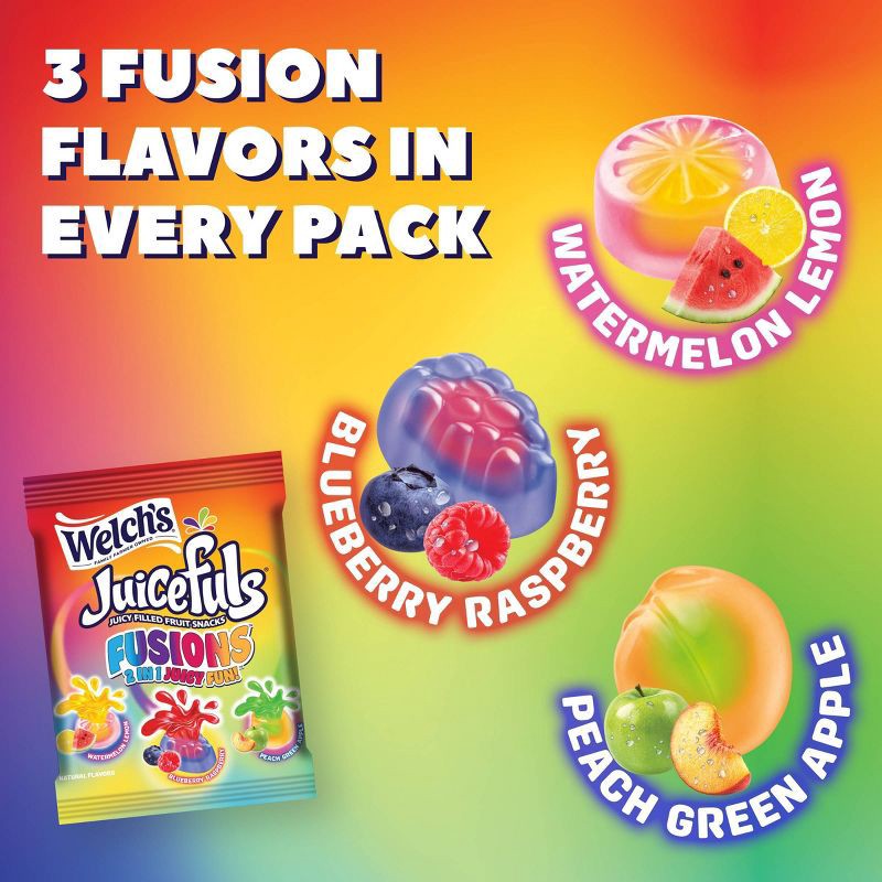 slide 3 of 8, Welch's Juicefuls Fusions Fruit Snacks - 16oz/20ct, 20 ct; 16 oz