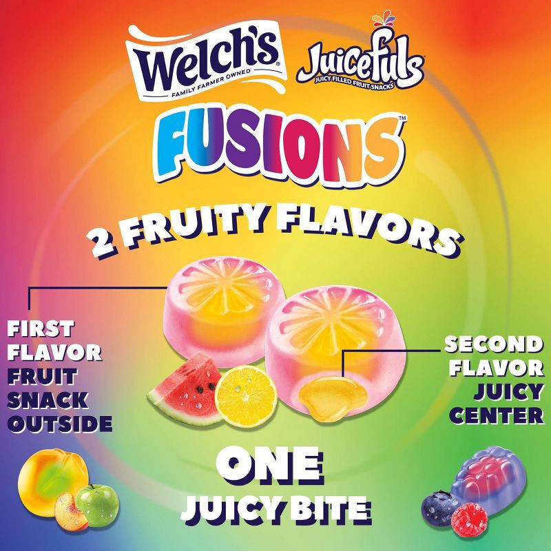 slide 5 of 8, Welch's Juicefuls Fusions Fruit Snacks - 16oz/20ct, 20 ct; 16 oz
