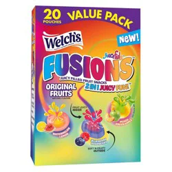 Welch's Juicefuls Fusions Fruit Snacks - 16oz/20ct