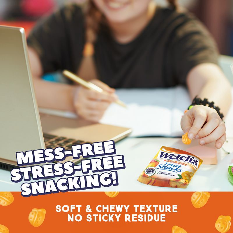 slide 8 of 9, Welch's Fruit Snacks Mango Peach - 17.6oz/22ct, 22 ct; 17.6 oz