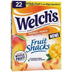 Welch's Fruit Snacks Mango Peach - 17.6oz/22ct