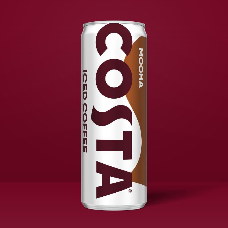 slide 2 of 6, COSTA COFFEE Mocha Iced Coffee Drink - 11 fl oz, 11 fl oz
