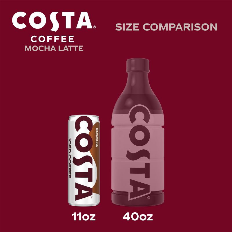 slide 4 of 6, COSTA COFFEE Mocha Iced Coffee Drink - 11 fl oz, 11 fl oz