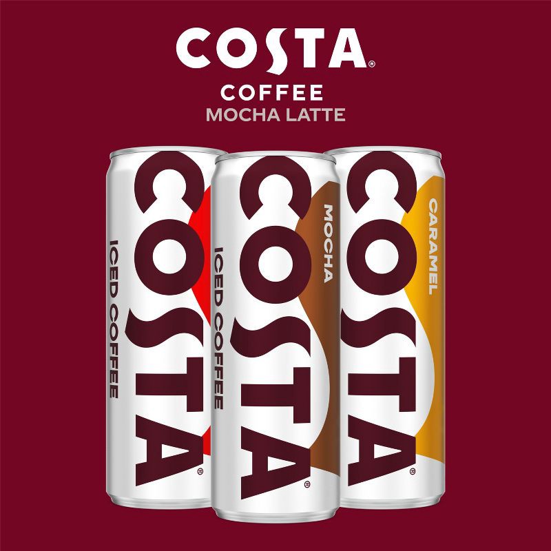 slide 6 of 6, COSTA COFFEE Mocha Iced Coffee Drink - 11 fl oz, 11 fl oz