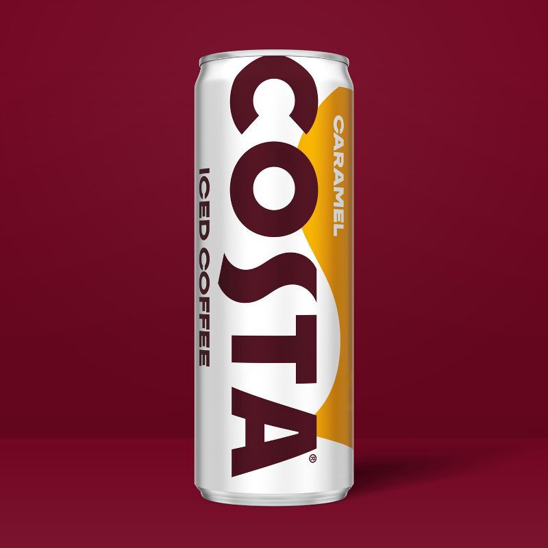 slide 2 of 6, COSTA COFFEE Caramel Latte Iced Coffee Drink - 11 fl oz, 11 fl oz