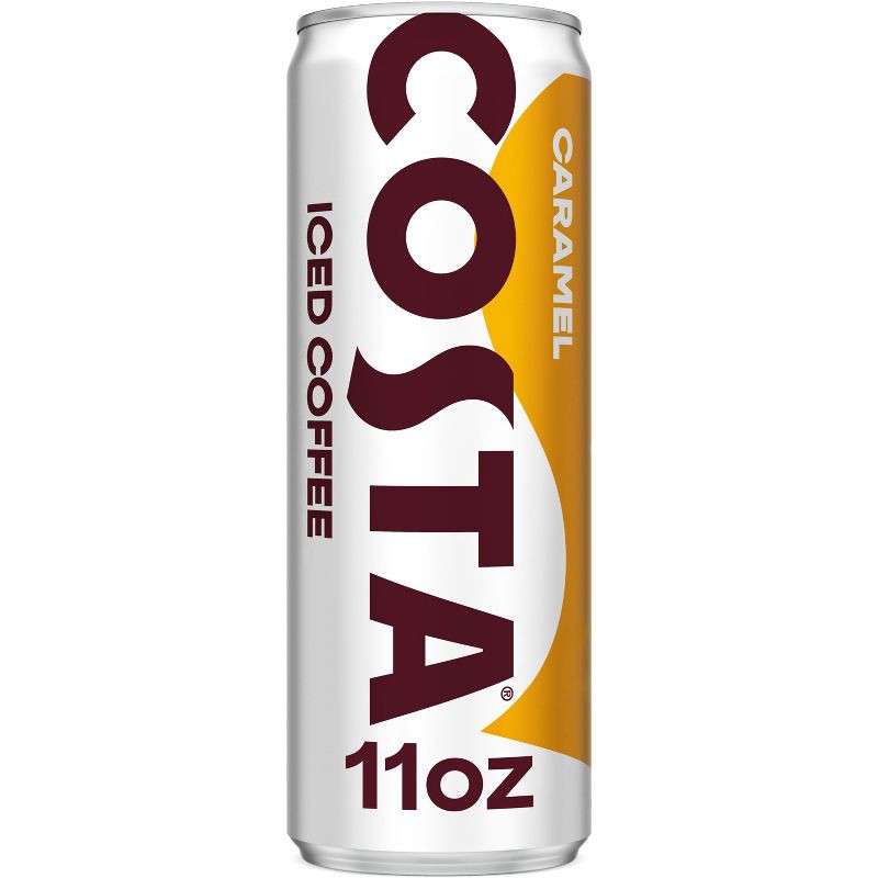 slide 1 of 6, COSTA COFFEE Caramel Latte Iced Coffee Drink - 11 fl oz, 11 fl oz