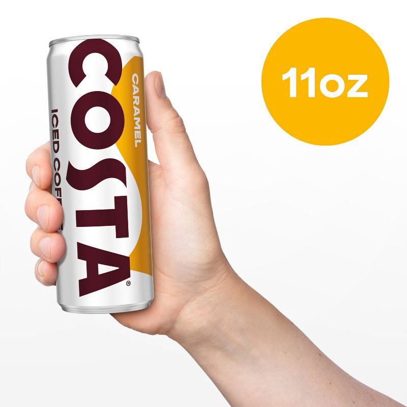 slide 5 of 6, COSTA COFFEE Caramel Latte Iced Coffee Drink - 11 fl oz, 11 fl oz