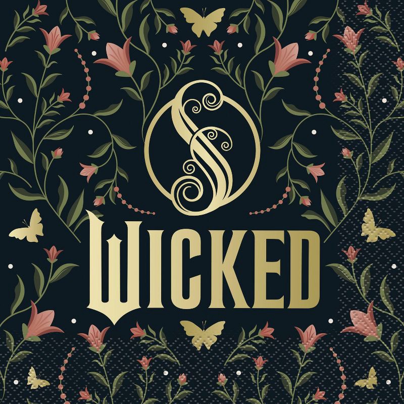 slide 1 of 3, Wicked The Musical Lunch Napkins 16ct, 16 ct