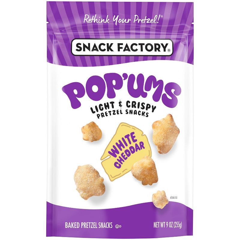 slide 4 of 5, Snack Factory Pop'ums White Cheddar Pretzel Snacks - 9oz, 9 oz