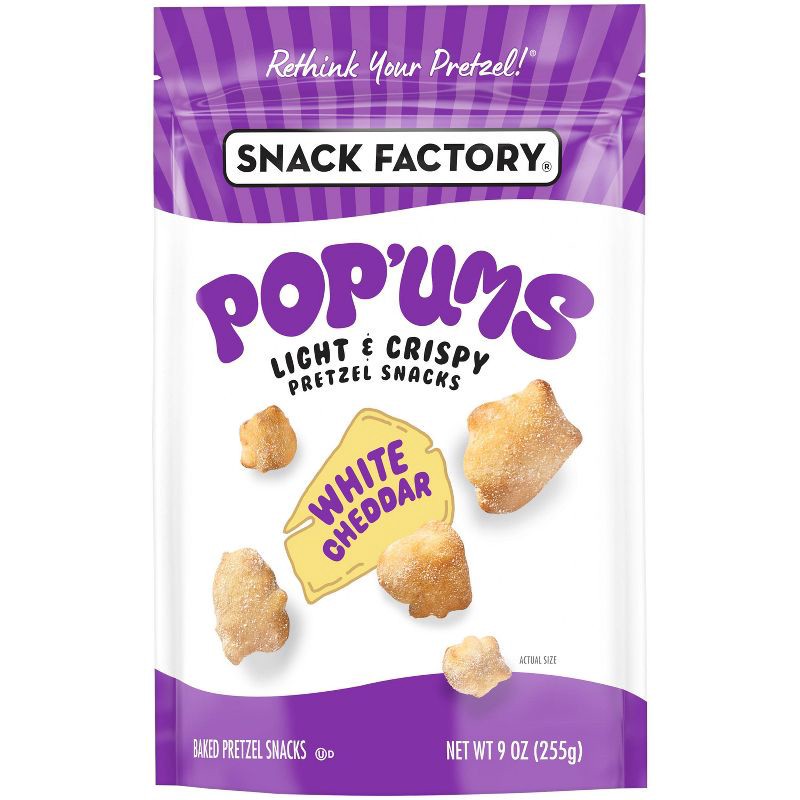 slide 5 of 5, Snack Factory Pop'ums White Cheddar Pretzel Snacks - 9oz, 9 oz